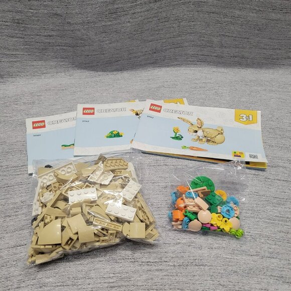 3 Lego Creator Sets: 30574 Cute Cat, 31158 Sea Animals, 31162 Cute Bunny - Picture 2 of 4